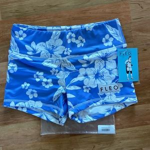 Fleo Shorts Sweet Purple Floral